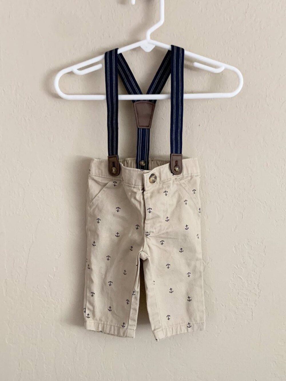 Carter’s Anchor Trousers with Suspenders • 3 Months